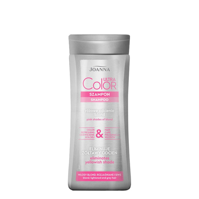 Joanna Ultra Color szampon nadający różowy odcień do włosów blond i rozjaśnianych 200ml