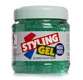 Hegron Styling Gel Mega Hold żel do stylizacji włosów Zielony 1000ml