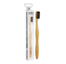 Nordics Bamboo Toothbrush bambusowa szczoteczka do zębów Charcoal