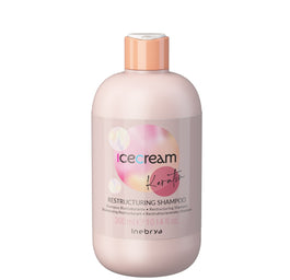 Inebrya Ice Cream Keratin restrukturyzujący szampon do włosów 300ml