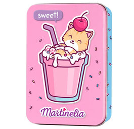 Martinelia Yummy Lip Care Tin Box zestaw balsam do ust 4szt + błyszczyk