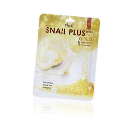 Moods Snail Plus Gold Facial Mask przeciwzmarszczkowa maska do twarzy w płachcie 38g