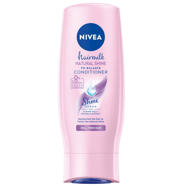 Nivea Hairmilk Natural Shine łagodna odżywka wyzwalająca blask włosów 200ml