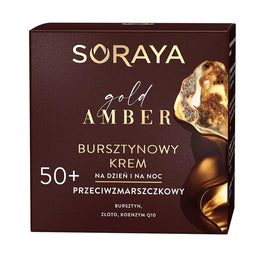 Soraya Gold Amber 50+ bursztynowy krem przeciwzmarszczkowy na dzień i na noc 50ml