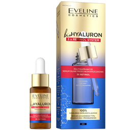 Eveline Cosmetics BioHyaluron 3 x Retinol multinaprawcze serum silnie przeciwzmarszczkowe 18ml