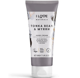 I Love Naturals Hand Cream krem do rąk Tonka Bean & Myrrh 75ml