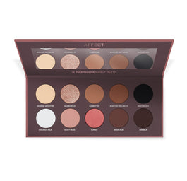 Affect Pure Passion Pressed Eyeshadow Palette paleta cieni prasowanych 10x2.5g