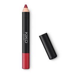 KIKO Milano Smart Fusion Matte Lip Crayon kredka on the go 06 Cherry Red 1.6g