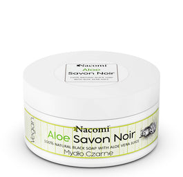 Nacomi Aloe Savon Noir aloesowe czarne mydło z sokiem z aloesu 125g