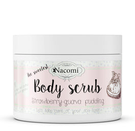 Nacomi Body Scrub peeling do ciała Truskawkowy Pudding 200g