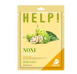 BERGAMO Help Sheet Mask maska do twarzy z Noni 25ml