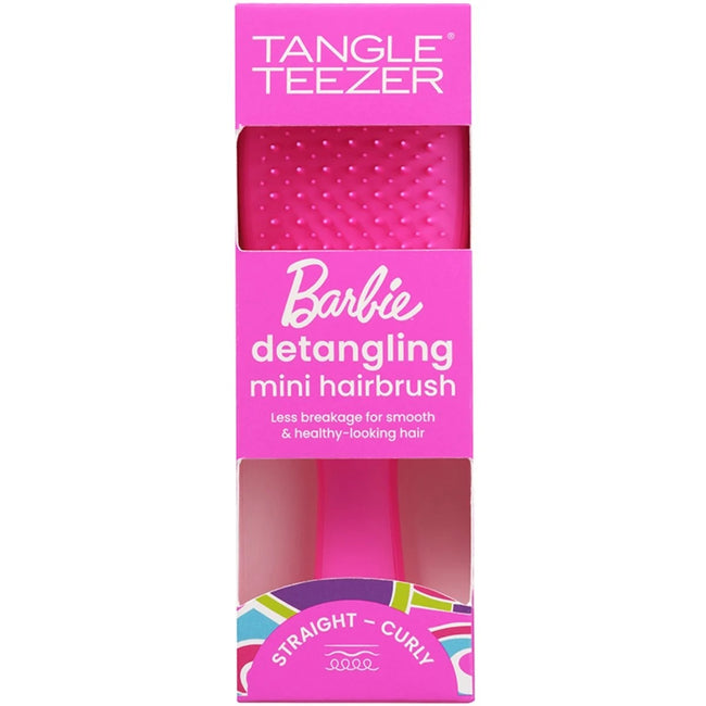 Tangle Teezer The Mini Ultimate Detangler mała szczotka do włosów Barbie Dopamine Pink