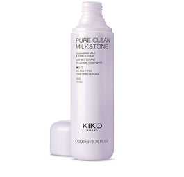 KIKO Milano Pure Clean Milk & Tone mleczko oczyszczające i tonik 2 w 1 200ml