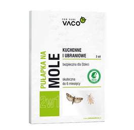 Vaco Pułapka na mole kuchenne i ubraniowe 2w1 2szt