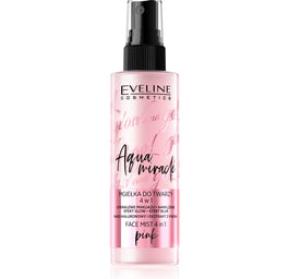 Eveline Cosmetics Glow and Go! Aqua Miracle 4w1 mgiełka utrwalająca do twarzy 02 Pink 110ml