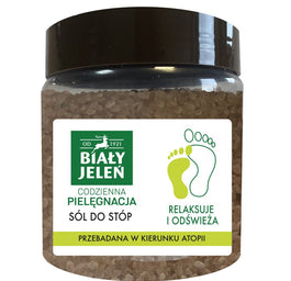 Biały Jeleń Hipoalergiczna sól do stóp 500g