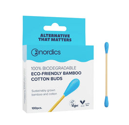 Nordics Bamboo Cotton Buds patyczki bambusowe Blue 100szt.