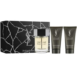 Yves Saint Laurent L'Homme zestaw woda toaletowa spray 100ml + balsam po goleniu 50ml + żel pod prysznic 50ml