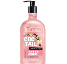 Bielenda Body Coctail nawilżający balsam do ciała Rabarbar + Wanilia 400ml