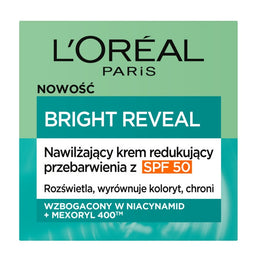 L'Oreal Paris Bright Reveal nawilżający krem redukujący przebarwienia z SPF50 50ml