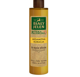 Biały Jeleń Apteka Alergika aksamitna kuracja do mycia włosów 250ml