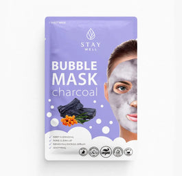 Stay Well Deep Cleansing Bubble Mask głęboko oczyszczająca maska bąbelkowa do twarzy Charcoal 20g