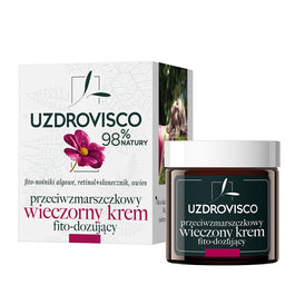 UZDROVISCO Przeciwzmarszczkowy wieczorny krem fito-dozujący 50ml