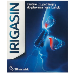 Irigasin Zestaw uzupełniający do płukania nosa i zatok 30 saszetek