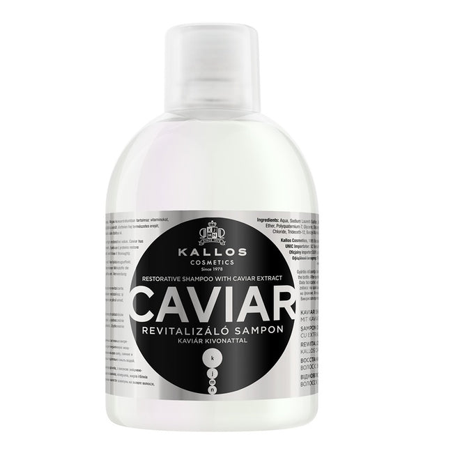Kallos KJMN Caviar Restorative Shampoo rewitalizujący szampon do włosów z ekstraktem z kawioru 1000ml