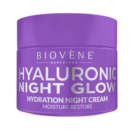 Biovene Hyaluronic Night Glow nawilżający krem do twarzy na noc 50ml