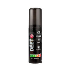 Vaco Max Deet 50% płyn na komary. kleszcze i meszki z geraniolem 80ml