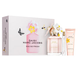 Marc Jacobs Daisy Eau So Fresh zestaw woda toaletowa spray 125ml + woda toaletowa 10ml + balsam do ciała 75ml