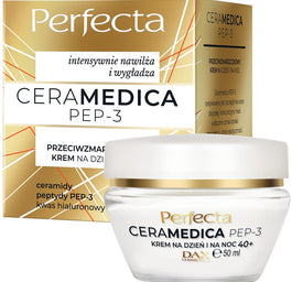 Perfecta Ceramedica Pep-3 przeciwzmarszczkowy krem na dzień i na noc 40+ 50ml