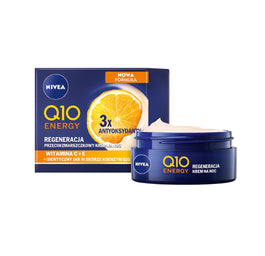 Nivea Q10 Energy Regeneracja przeciwzmarszczkowy krem na noc 50ml