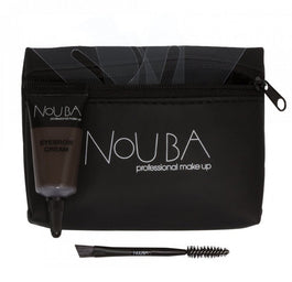 NOUBA Eyebrow Improver Set zestaw krem-żel do stylizacji brwi 30 + dwustronny aplikator + szablony 3szt + etui