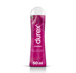 Durex Cherry żel intymny lubrykant Soczysta Wiśnia smakowy 50ml