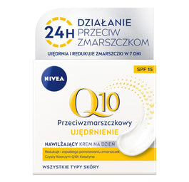 Nivea Q10 Power przeciwzmarszczkowy nawilżający krem na dzień 50ml