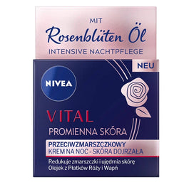 Nivea Vital Promienna Skóra przeciwzmarszczkowy krem na noc 50ml