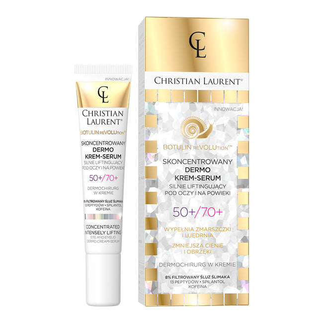 Christian Laurent Botulin Revolution 50+/70+ skoncentrowany dermo krem-serum silnie liftingujący pod oczy i na powieki 20ml