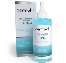 Dermokil Exfoliating Aha+Bha Niacinamide Toner złuszczający tonik do twarzy 200ml