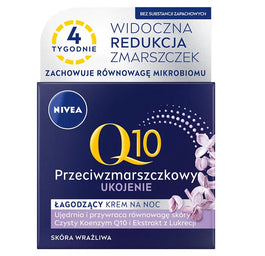 Nivea Q10 Ukojenie przeciwzmarszczkowy łagodzący krem na noc 50ml