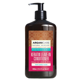 Arganicare Keratin odżywka bez spłukiwania do kręconych włosów z keratyną 400ml