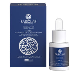 BasicLab Esteticus serum z 10% trehalozą 5% peptydem SNAP-8 i małocząsteczkowym kwasem hialuronowym 15ml