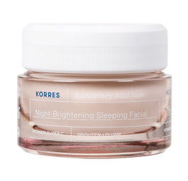 Korres Apothecary Wild Rose Night-Brightening Sleeping Facial rozświetlający krem do twarzy na noc 40ml