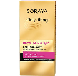 Soraya Złoty Lifting rewitalizujący krem pod oczy przeciwzmarszczkowy 15ml