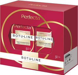 Perfecta Botu-Line zestaw przeciwzmarszczkowy krem na dzień i noc 50+ 50ml + rozświetlający krem pod oczy 15ml