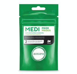 Ecocera Medi maska z węglem aktywnym na bazie srebra i miedzi koloidalnej 50g