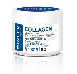 Mincer Pharma Collagen 60+ odmładzający półtłusty krem do twarzy No.303 50ml