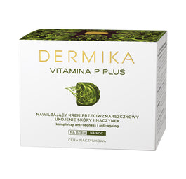 Dermika Vitamina P Plus Ukojenie Skóry I Naczynek nawilżający krem przeciwzmarszczkowy na dzień i na noc 50ml