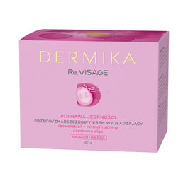 Dermika Re.Visage 40+ przeciwzmarszczkowy krem wygładzający na dzień i na noc 50ml